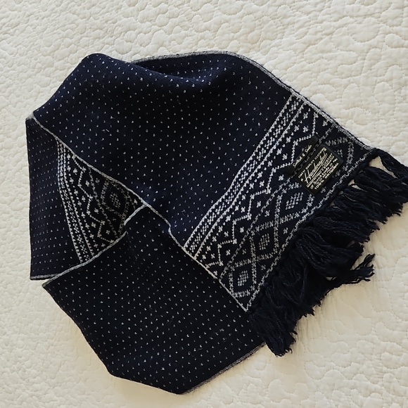 Vintage Scotch & Soda Wool Blend Reversible Scarf - Picture 5 of 7